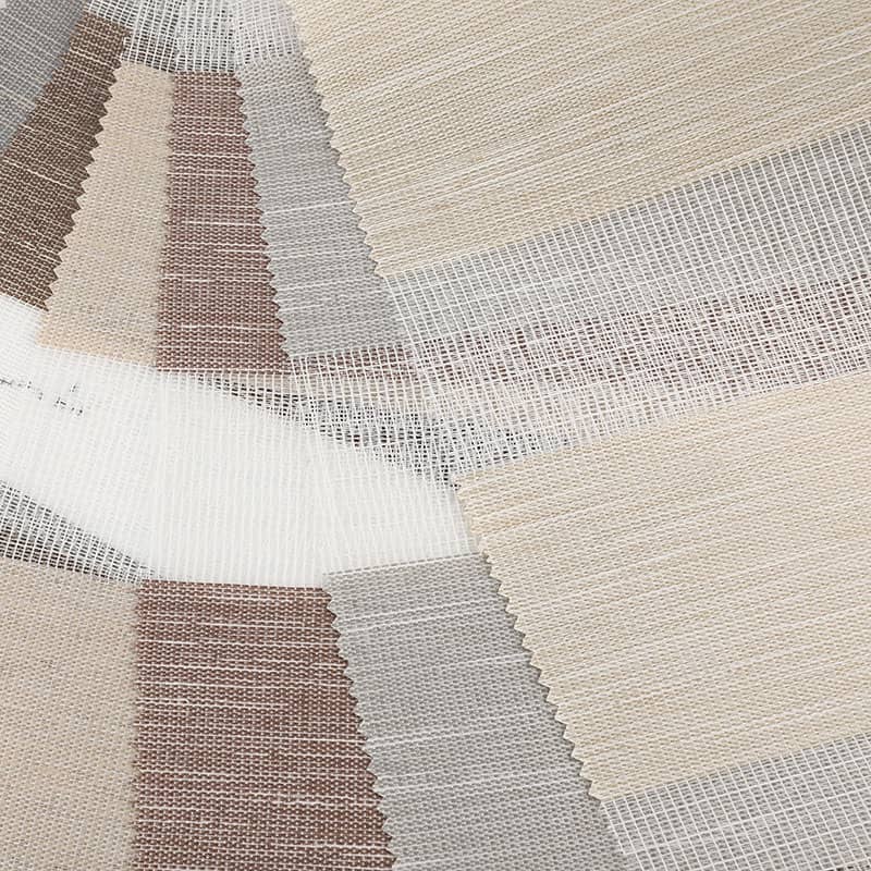 GD13 Dupla Camada Grande Alcance de Escurecimento Tecido Zebra Cego Semi-Opaco