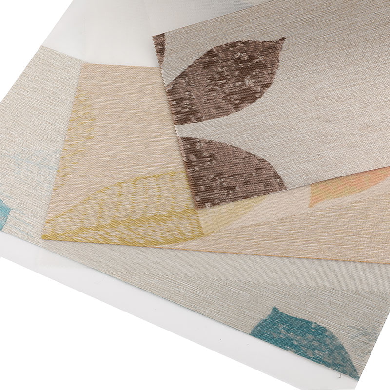 YX021 Sala de estar Quarto Dupla Camada Tecido Jacquard Zebra Persiana