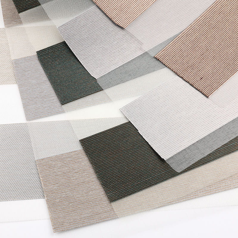 F078 Tecido Zebra para Quarto de Hotel Listrado Semi-Opaco